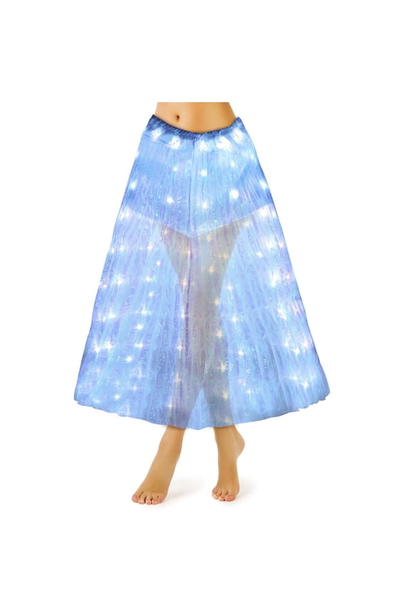 LED Tulle Skirts for Women Carnival Ballet Dance Skirts Light Up Tutus Glow Tulle Dance Skirts Party Rave Festival Christmas Halloween Clothes Clearance