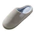 thumbnail image 1 of Fsqjgq Men Slippers Men House Slippers Mens Leather Bedroom Slippers Size 9 Mens For Men House Warm Slip Soft Plush Flop Slippers Flip On Shoes Slippers Men's Slipper Bear Slippers Men, 1 of 3