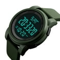 thumbnail image 1 of Fsqjgq Men's Digital Sports Watch Waterproof Outdoor Easy Reader Date Casual Watches with Expansion Band Green, 1 of 2