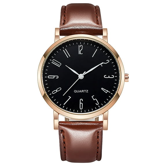 Fsqjgq Mens Business Watches Classic Leather Strap Wrist Watches for Men Sports Waterproof Casual Quartz Watch Jewelry Wristwatch