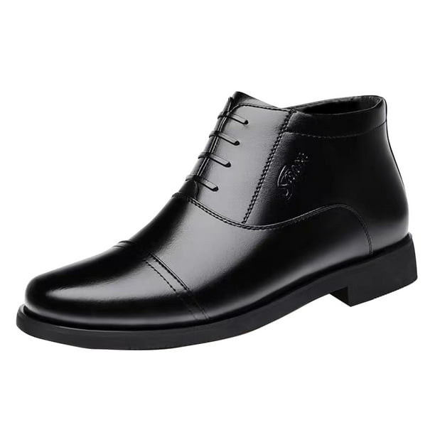 Fsqjgq Mens Dress Shoes Black Lace Up Dress Shoe Semi Formal