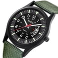 thumbnail image 1 of Fsqjgq Mens Watches with Nylon Expansion Band Luminous Pointer Digital Analog Watch Quartz Wrist Watches B, 1 of 7