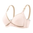 thumbnail image 1 of Fsqjgq Nursing Bras for Breastfeeding Maternity Pregnancy Feeding Underwear Push Up Padded Wireless Front Closure Sports Bras for Women 75, 1 of 2