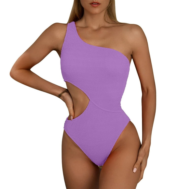 S - XL 4 Colors Backless Scrunch Butt Women Swimwear One Piece