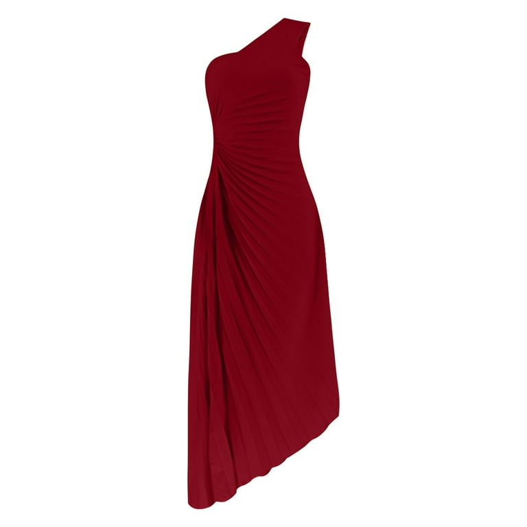 Fsqjgq Petite Dresses for Women Female A Line Elegant Multi Color Dress Simple and Sophisticated Design Suitable for All Occasions Size Walmart