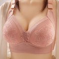 thumbnail image 1 of Fsqjgq Plus Size Floral Lace Bras for Women Breathable Tube Top Gathering Adjusting Push Up Bra Comfort Underwear Sports Bra Everyday Bra Bralettes XXXL, 1 of 4