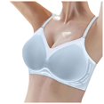 thumbnail image 1 of Fsqjgq Seamless Sports Bras for Women Padded Underwear Full Coverage Wireless Bras Plus Size Full Coverage Back Support Everyday T Shirt Bras L, 1 of 3