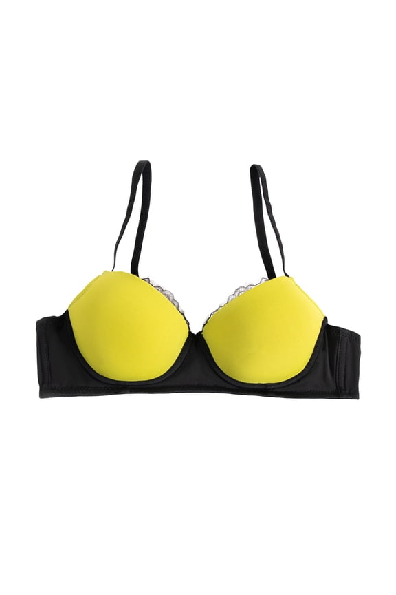 Sexy Push Up Bras for Women Comfortable Lace Mesh Color Block Underwire Bra Ladies Underwear Posture Back Full Coverage Everyday Bras Bralettes 70B