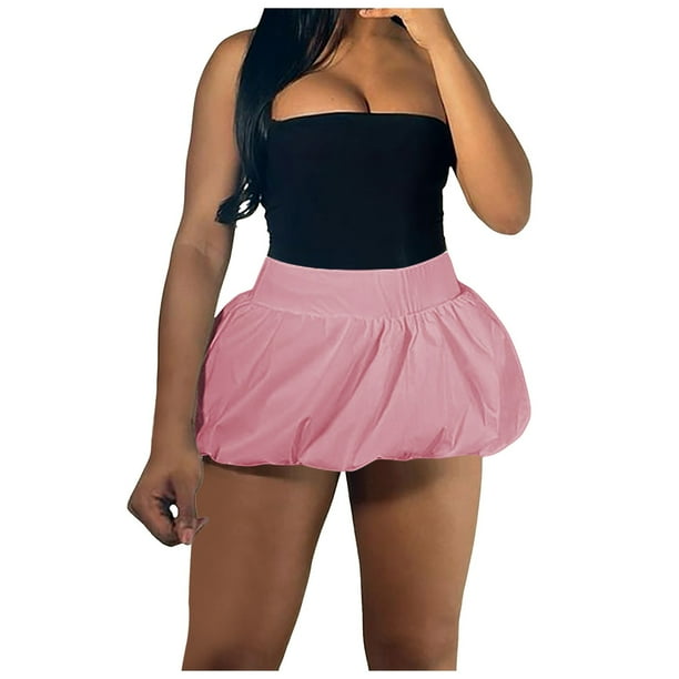 【HI FI FNK】(W) Q Skirt Fsqjgq Skirt for Women Athletic Trendy Casual Pleated Skirts