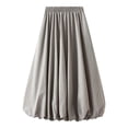 thumbnail image 1 of Fsqjgq Skirts for Women Black Mini Skirt Grey Purple Skirt Women Fashion Cute Mini Skirt Mid Length Skirt High Waisted Bud Skirt With Pocket Holiday Party Half Skirts, 1 of 4