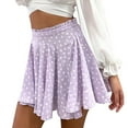 thumbnail image 1 of Fsqjgq Skirts for Women Swim Skirt Purple Jean Skirt Long Vintage White Skirt Midi Women's Sexy Fashion Printed Short Skirt Mini Skirt For Women XL, 1 of 8