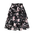 thumbnail image 1 of Fsqjgq Skirts for Women Tennis Skirt Black Black Midi Skirt for Women Vintage Bubble Skirt Skirt Sequin Embroidered Performance Swing Performance XXL, 1 of 2
