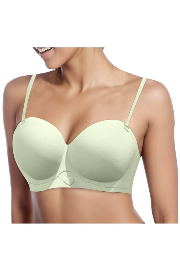 Sports Bras for Women Underwear Bandeau Bra Floral Lace Nursing Bras Workout Tank Tops Half Cup Seamless Strapless Underwear Ladies Up To Support The Side Comfortable Sex Bra Tank Tops