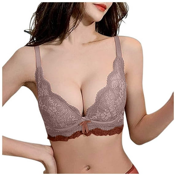 Fsqjgq Sports Bras for Women Underwear Tank Tops with Built In Bras Sports Bralette Sticky Bras Sexy Lace Underwear Small Push Up Sag Bra Without Underwire Adjustment Bra Seamless Sports Bras