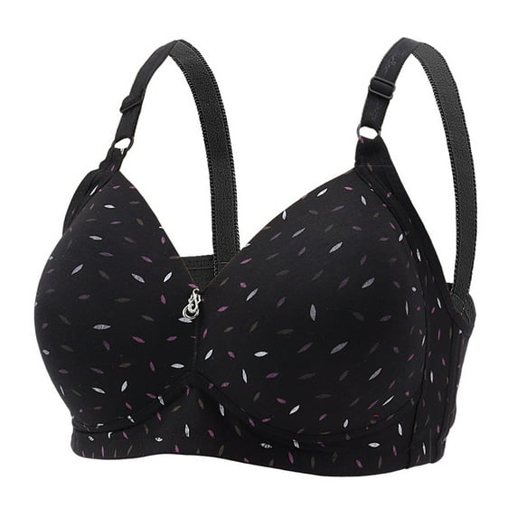 Fsqjgq Womens Underwear Sports Bras for Women Adhesive Bras Comfortable Sexy Large Medium And Old Age Comfortable No Steel Ring Cotton Bra Bandeau Push Up Bras Full Coverage Bralette Bras Corsets