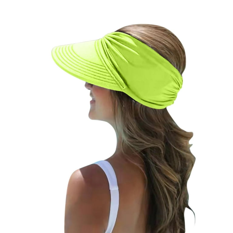 Summer Hats for Women Beach Foldable Beach Hats for Women Packable Beach  Hat for Men Visor Hats for Women
