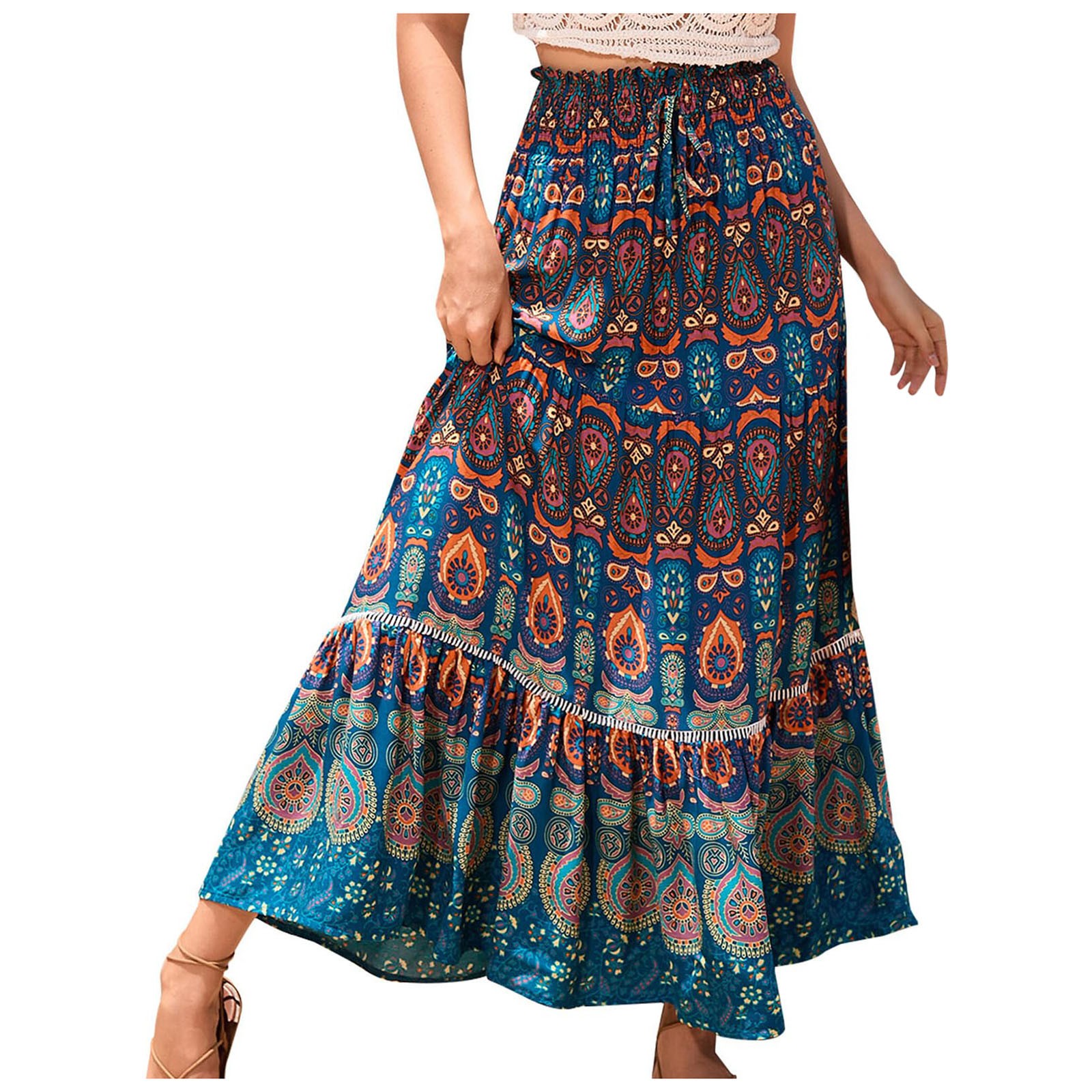 Fsqjgq Tennis Skirt Boho Skirts for Women Leather Skirt Falda Women ...