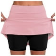 thumbnail image 1 of Fsqjgq Tennis Skirt Elegant Skirts for Women Sequin Skirt Skirt Women Women's Tennis Skirts High Waisted Mini Skirt with Pockets Inner Shorts for Athletic Skorts Sports Running Pleated Skirt 5XL, 1 of 6