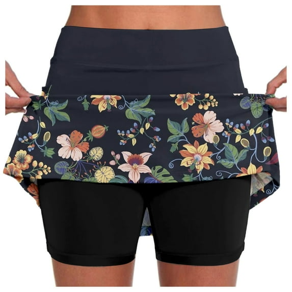 Fsqjgq Tulle Skirt Elegant Skirts for Women Long Skirt Falda Sexy Skirts Women's Tennis Skirts High Waisted Mini Skirt with Pockets Inner Shorts for Athletic Skorts Sports Running Pleated Skirt 5XL