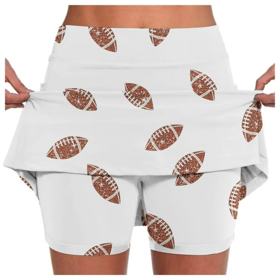 Fsqjgq Skirt for Women Tennis Golf Skirts High Waisted with Pockets Inner Shorts for Athletic Skorts Sports Running Active Skirts Summer Workout Outfits Mini Skirts Short Skirts Goth Skirt XL