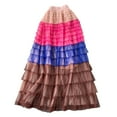 thumbnail image 1 of Fsqjgq Tulle Skirts for Women Layered Ruffled Gradient Fairy Cake Skirt Pleated High Waisted Maxi Skirt Tutu Skirts Puffy Petticoat, 1 of 5