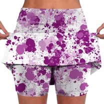Fsqjgq Tutu Skirt Business Casual Skirts for Women Midi Skirt Tiered Skirt Women Tennis Skirts High Waisted Mini Skirt with Pockets Inner Shorts for Athletic Skorts Sports Running Pleated Skirt L