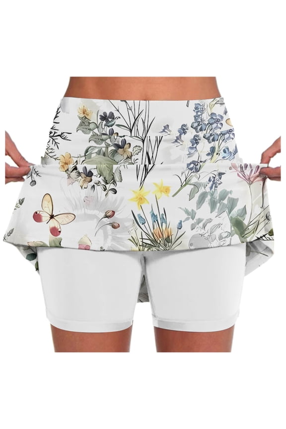 Tutu Skirt Gothic Skirts for Women Cargo Skirt Jean Skirts for Women Denim Tennis Skirt Golf Skorts Athletic High Waist with Pockets Inner Shorts Sport Workout Pleated Mini Skirt M