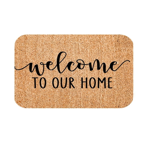 Fsqjgq Welcome Doormats Funny Front Door Mat Patio Porch Entryway Carpet Area Rugs Non Slip Absorbent Bathroom Rugs Home Decor Living Room Rugs Door Mat