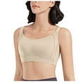 thumbnail image 1 of Fsqjgq Wireless Bras for Women Large Size Full Coverage Back Support Sports Bra Small Night Sleep Everyday Bra Comfort Underwear Bralettes M, 1 of 4