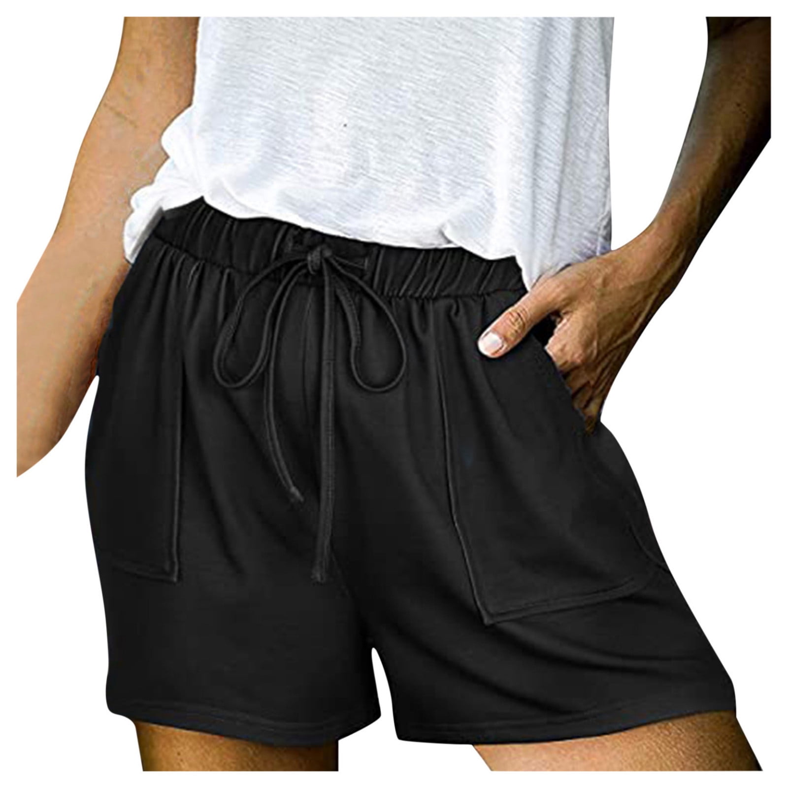 Fsqjgq Womens Shorts Soft Sweatpant Shorts Women Casual Summer