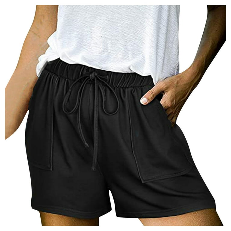 Fsqjgq Womens Shorts Soft Sweatpant Shorts Women Casual Summer