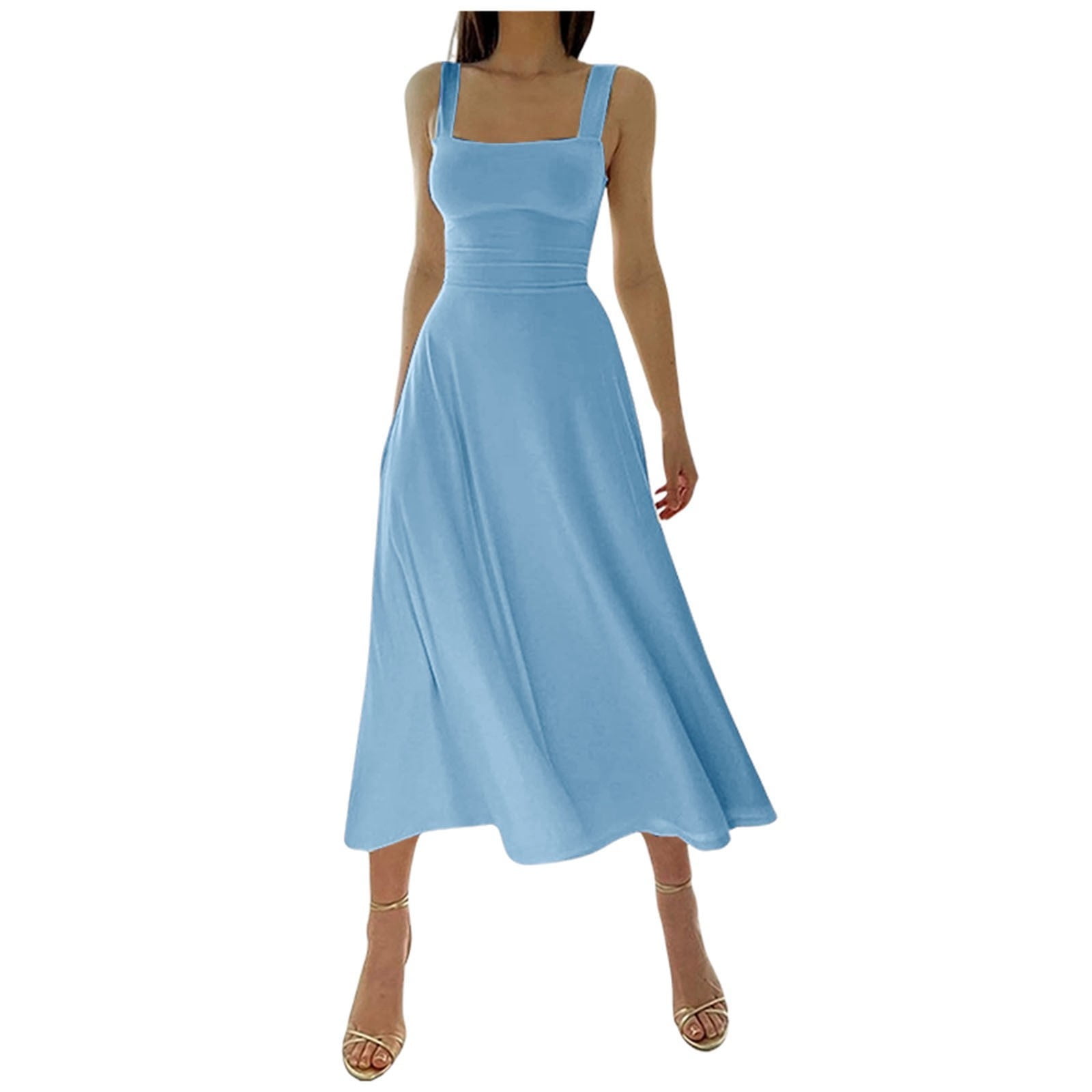 chinese dress ladies Womens Boho Summer Dresses UK with Belt Short Sleeve V Neck Maxi Dress  Elegant Floral Print Loose Beach Dress Ladies Casual Dresses for Holiday  Vacation A Blue : Amazon.co.uk: Fashion main image 1