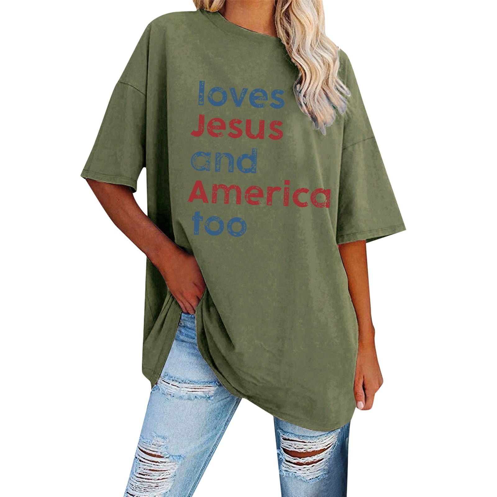 Fsqjgq Womens Summer Tops Crop Tops for Women TShirt Tunic Casual