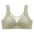 thumbnail image 1 of Fsqjgq Womens Underwear Bras for Women No Underwire Invisible Bra Front Closure Bras Comfort No Underwire Seamless Bra Plus Size Wireless Bra Nipple Covers Removable Cup Convertible Bras Bandeau, 1 of 5