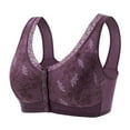 thumbnail image 1 of Fsqjgq Womens Underwear High Impact Sports Bras for Women Daisy Bras for Older Women Front Closure Bras Comfort Bra Plus Size Wireless Bra Nipple Covers Cotton Blend Underwire Bra Bandeau, 1 of 5