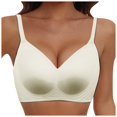 thumbnail image 1 of Fsqjgq Womens Underwear Push Up Bras for Women Athletic Underwear No Underwire Seamless Bralettes for Women Wireless Bra Soft Support Everyday T Shirt Bras Push Up Bras Padded Strapless Bras Bustiers, 1 of 3
