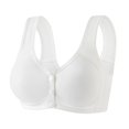 thumbnail image 1 of Fsqjgq Womens Underwear Strapless Bras for Women Plus Size Sports Bra Front Closure Cotton Bras Comfort No Underwire Bra Plus Size Wireless Bra Nipple Covers Back-Smoothing Sports Bras Lingerie, 1 of 4