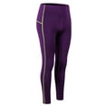 thumbnail image 1 of Fsqjgq Yoga Thermal Leggings for Women Plus Size Lifting Tummy Control High Waisted Workout Leggings Stretchy Sports Tights Purple XL, 1 of 4