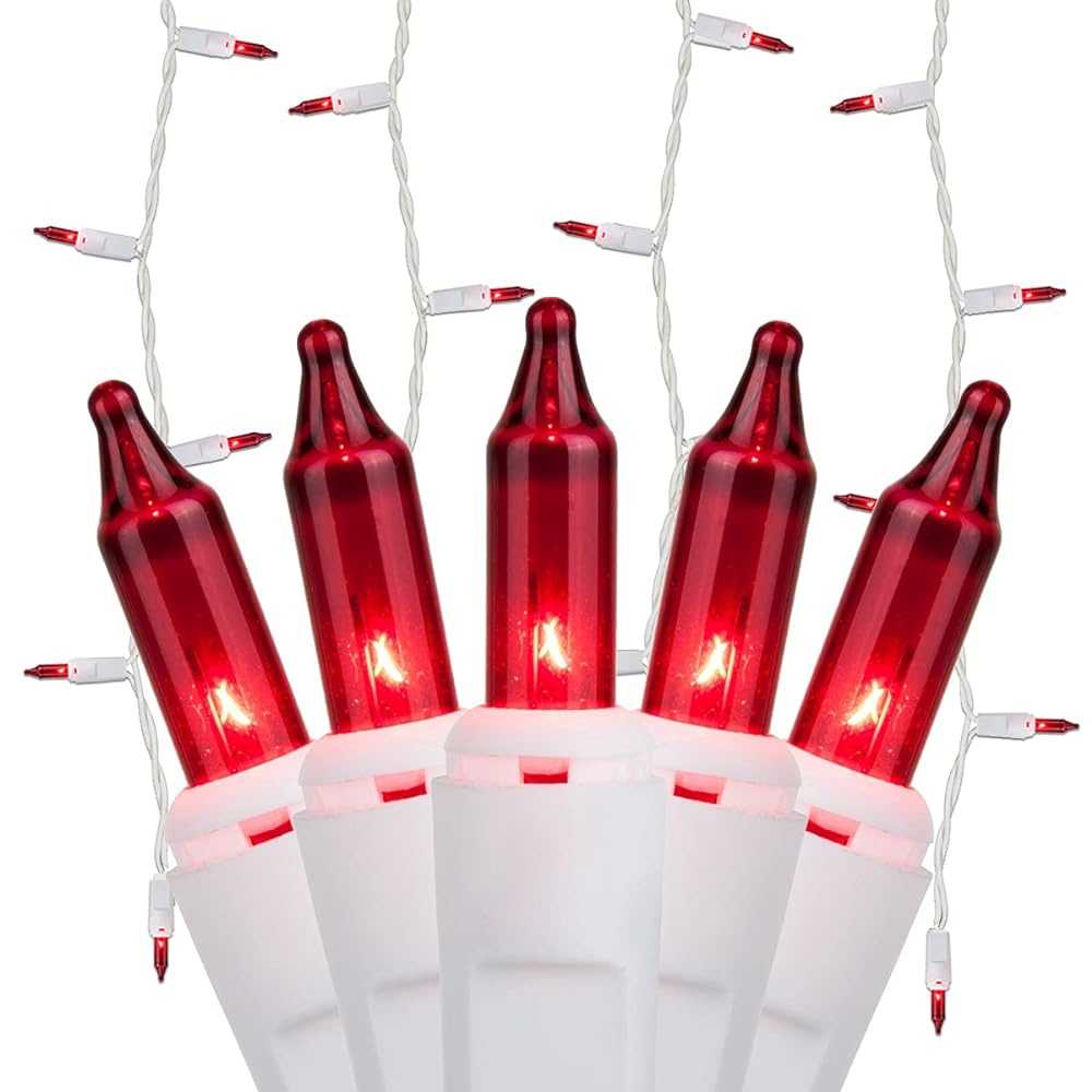Ft 150 Red Icicle Lights, Holiday Lights Outdoor Icicle Outdoor Lights