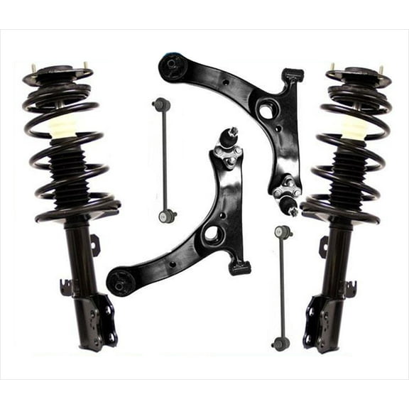 Ft Coil Spring Strut Ball Joints Sway Bar Links Control Arms For Matrix 6Pc
