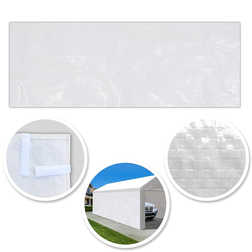 Ft Replacement Sidewall For 20X10ft Carport Tent Canopy Sidepanel