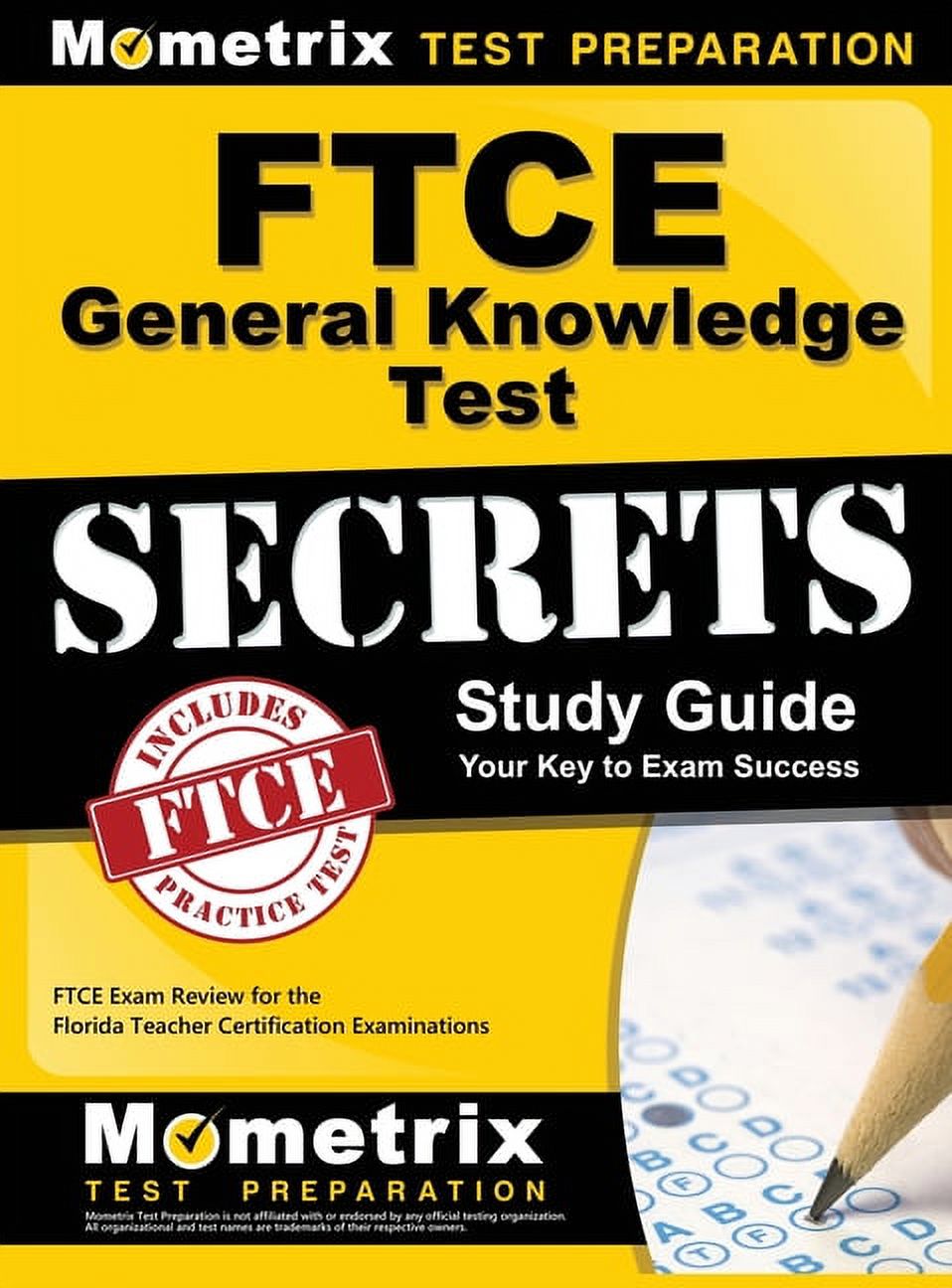 Ftce General Knowledge Test Secrets Study Guide : Ftce Exam Review For ...