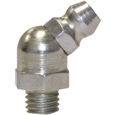 5-Pack 1/4 Drive 65 Degree Angle Grease Zerk Nipple Fittings – Made In USA