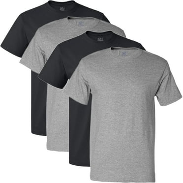 Ftl 4pk Black/gray Crew, Size Large