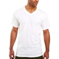 thumbnail image 1 of Fruit of the Loom Men's 7-Pack Stay Tucked V-Neck T-Shirt,White,Small, 1 of 3