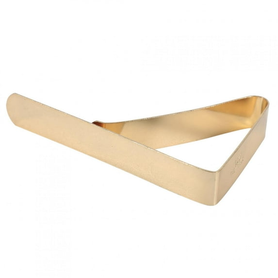 Ftory Useful Practical Stainless Steel Golden Tablecloth Clamps