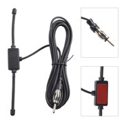 Ftrimoun AM FM Glass Antenna Adhesive Mount T-Shaped Dipole for Car Stereo Boat Radio Receiver Hidden Small Antenna 1-Pack
