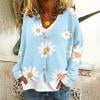 thumbnail image 1 of Ftwytp Cardigan Sweaters For Women Chunky Cardigan Sweater Vintage Pearl Button Knitted Coat Tunic Long Sleeve Jacket Elegant Open Front Cardigan, 1 of 5