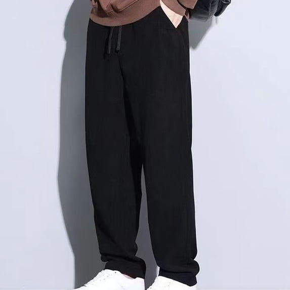Ftwytp Cargo Work Trousers for Mens Casual Pants with Multi Pockets Solid Color Chino Jogger Trousers Elasticated Waist Jogging Pants Slim Fit Spring/Summer/Autumn/Winter Active Pants
