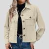 thumbnail image 1 of Ftwytp Coats for Women Athletic Hoodies Zip Up Jacket Plus Size Jackets with Pockets Cardigan Hoodie Overcoat Loose and Comfortable Overcoat, 1 of 1